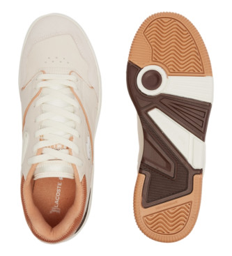 Lacoste Sneakers in pelle Lineshot a contrasto beige