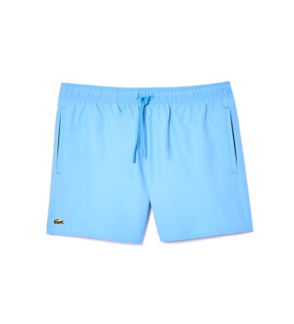 Lacoste Light blue quick-dry swimming costume