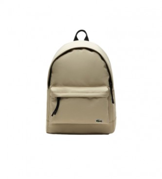 Lacoste Backpack with computer compartment beige