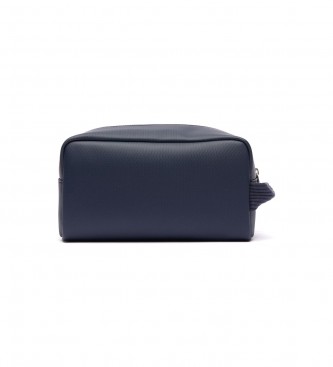 Lacoste Classic canvas toiletry bag navy