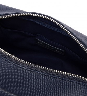 Lacoste Classic canvas toiletry bag navy