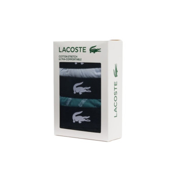 Lacoste Pack 3 Boxers Stretch bleu