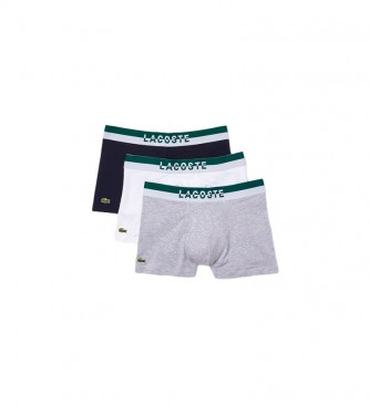 Lacoste Pack of 3 Boxer shorts 5H3388 grey, white, navy