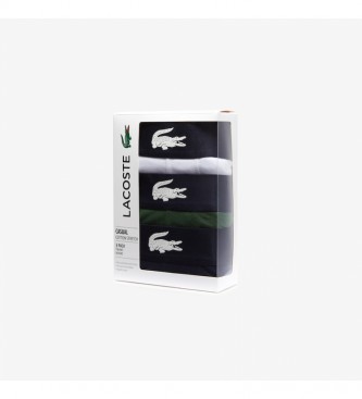 Lacoste Pack de 3 Boxers 5H1803 verde, marino, blanco