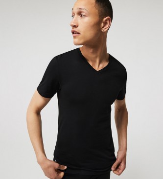 Lacoste Confezione da 3 magliette nere