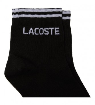 Lacoste Pack of two socks black, white