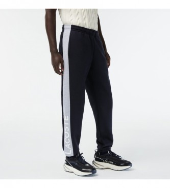 Lacoste Tracksuit Trousers Contrast Stripes navy, grey