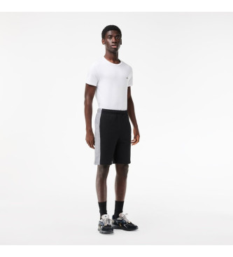 Lacoste Printede shorts med sort blokdesign