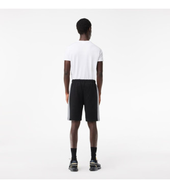 Lacoste Printed shorts with black block design