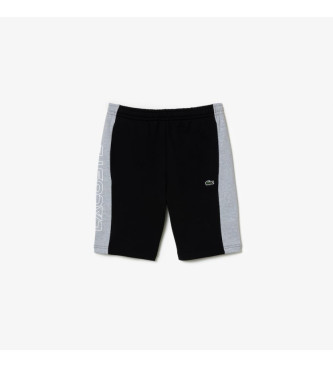 Lacoste Shorts med tryck och svart blockdesign