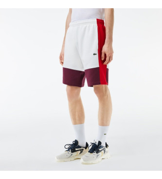 Lacoste Shorts med normal passform vit 