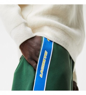 Lacoste Holiday green sweatpants