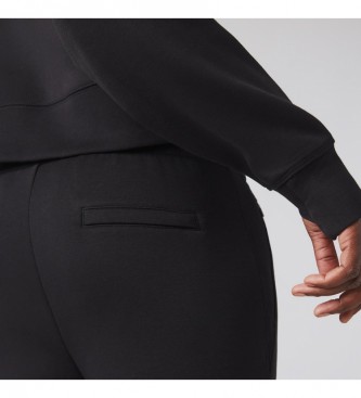 Lacoste Pantalon en piqué double épaisseur Noir
