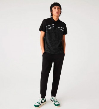 Lacoste Black Marbled Pants