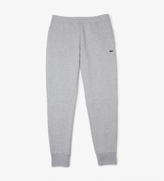 Lacoste Pantaloni da jogging in peluche grigi