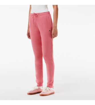 Lacoste Pantaloni da jogging in peluche rosa