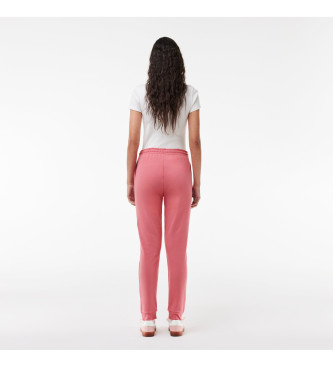 Lacoste Pantaloni da jogging in peluche rosa