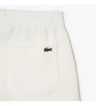 Lacoste Pantaloni jogger in misto bianco