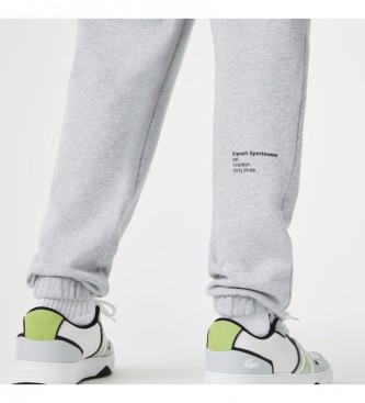Lacoste Pantaloni da tuta grigi affusolati