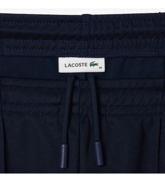 Lacoste Paris trousers in navy interlock fabric