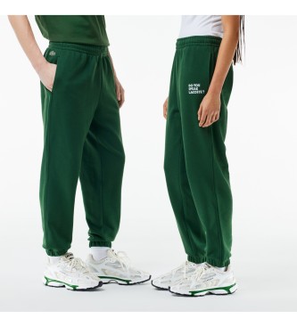 Lacoste Green fleece jogger tracksuit trousers