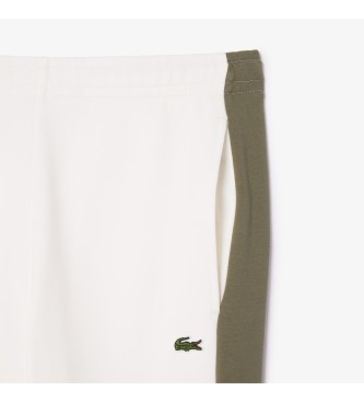 Lacoste Pantaloni jogger a blocchi bianchi