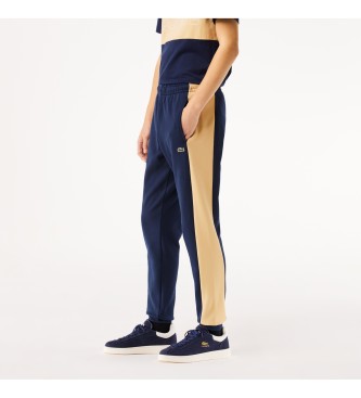 Lacoste Pantaloni jogger a blocchi blu scuro 