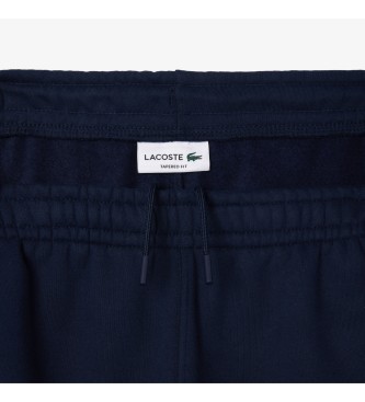 Lacoste Pantalon de jogging  rayures et logo en marine