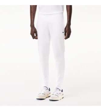 Lacoste Pantaloni da jogging in peluche bianchi