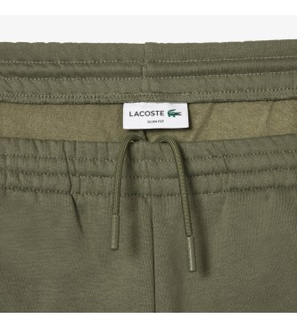 Lacoste Spodnie Jogger Plush zielone