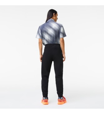 Lacoste Tracksuit Trousers Mixed Marbled Black