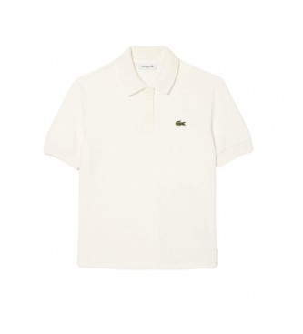Lacoste Cotton Terry Polo Shirt white
