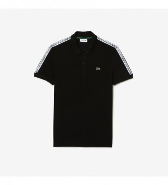 Lacoste Casual polo shirt black stripe