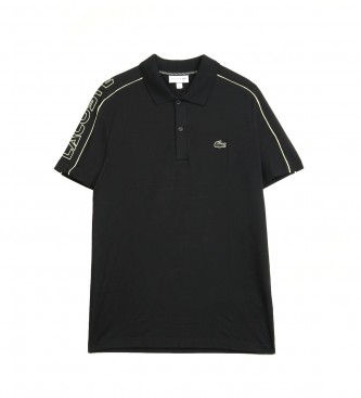 Lacoste Movement slim fit polo shirt black