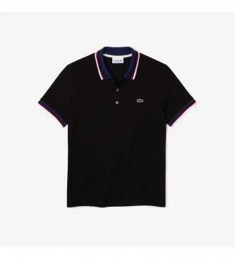 Lacoste Polo Regular Fit Stretch Pique negro