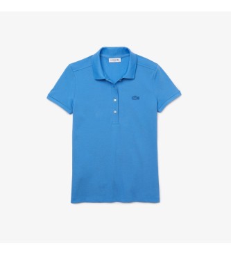 Lacoste Minipiqué blue polo shirt