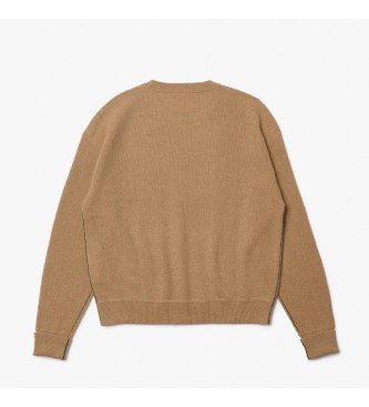 Lacoste Brown wool sweater