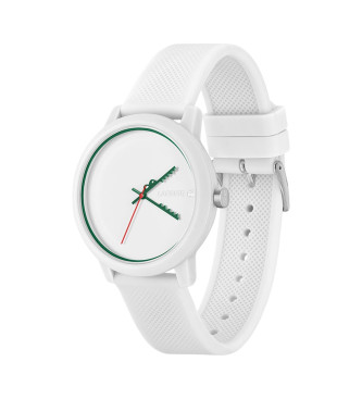 Lacoste Orologio .12.12 a tre lancette in silicone con coccodrillo bianco  