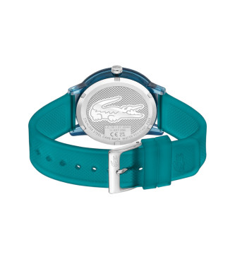 Lacoste .12.12 orologio in silicone con tre lancette turchesi