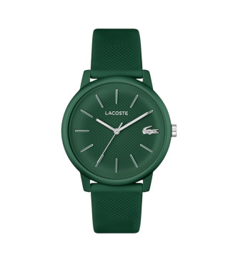 Lacoste Orologio 12.12 Move in silicone con tre lancette verdi