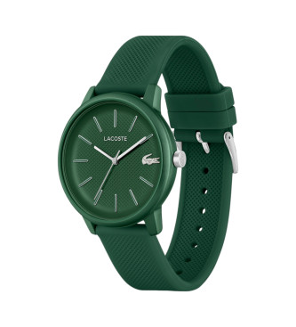 Lacoste Orologio 12.12 Move in silicone con tre lancette verdi