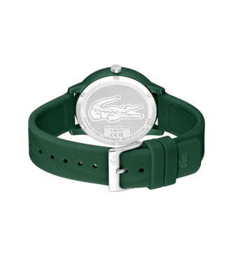 Lacoste Orologio 12.12 Move in silicone con tre lancette verdi