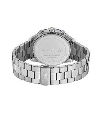 Lacoste Reloj Boston con crongrafo y correa de acero inoxidable marino