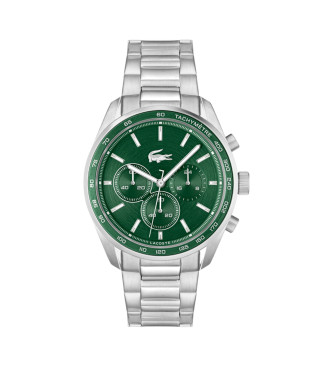 Lacoste Reloj crongrafo de acero inoxidable Boston verde