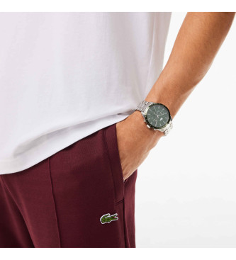 Lacoste Reloj crongrafo de acero inoxidable Boston verde