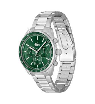 Lacoste Reloj crongrafo de acero inoxidable Boston verde