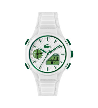 Lacoste LC33 Orologio analogico e digitale in silicone bianco