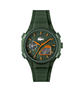 Lacoste Analoge und digitale Silikonuhr LC33 grn