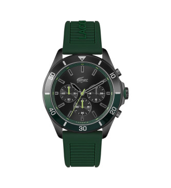 Lacoste Orologio Tiebreaker con cronografo e cinturino in silicone verde