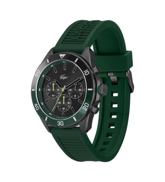 Lacoste Orologio Tiebreaker con cronografo e cinturino in silicone verde